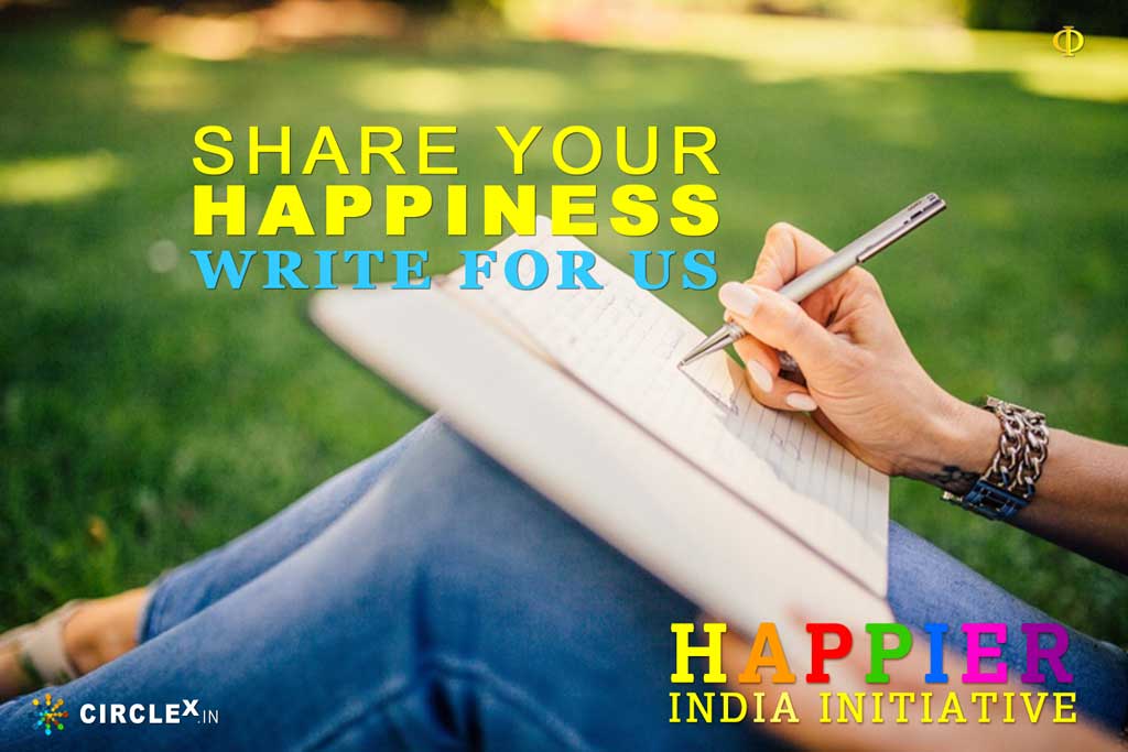 Write for Happier India - Be the Happiness Ambassador