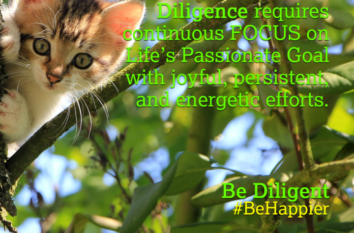Be Diligent | Happiness Tip#82 to Spark Permanent Happiness in Life & Work