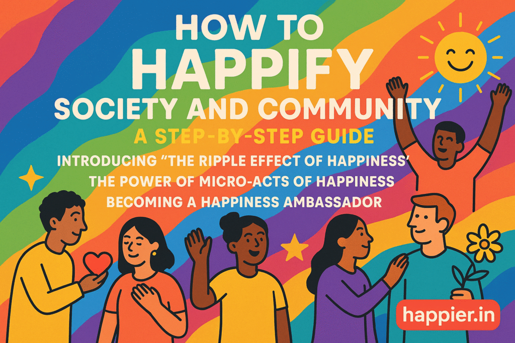 How to Happify Society and Community