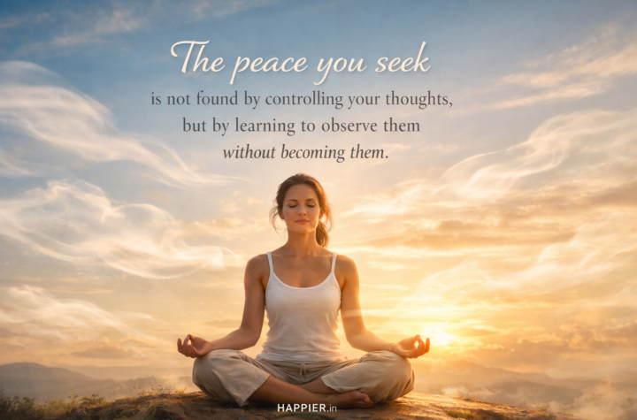 The Observer's Path: Why Peace Comes from Watching, Not Controlling.